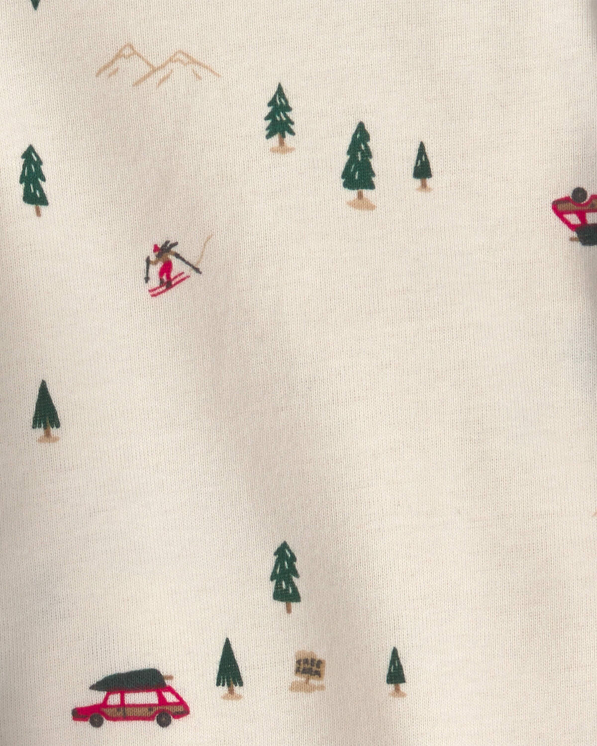 Baby Boy 3-Piece Christmas Fleece Layering Set - Red/Black/Cream - Image 4