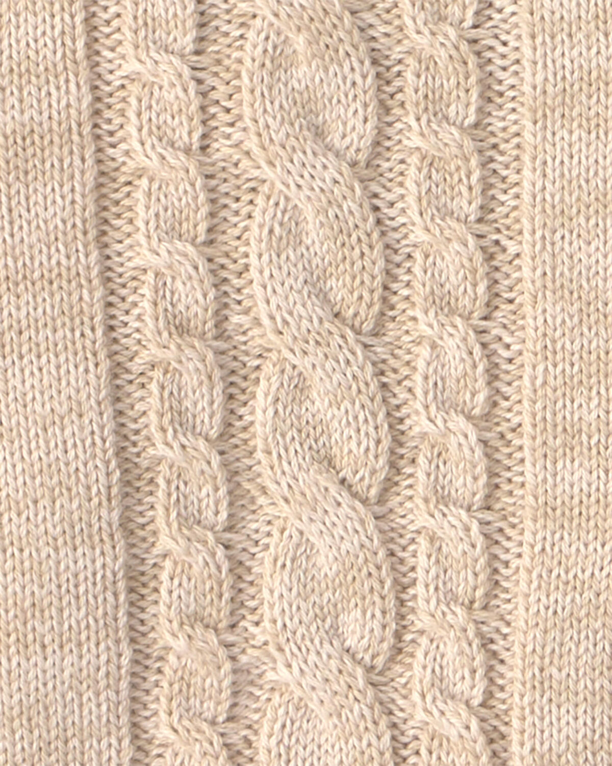 Baby Boy 3-Piece Cotton Sweater Layering Set - Cream - Image 4