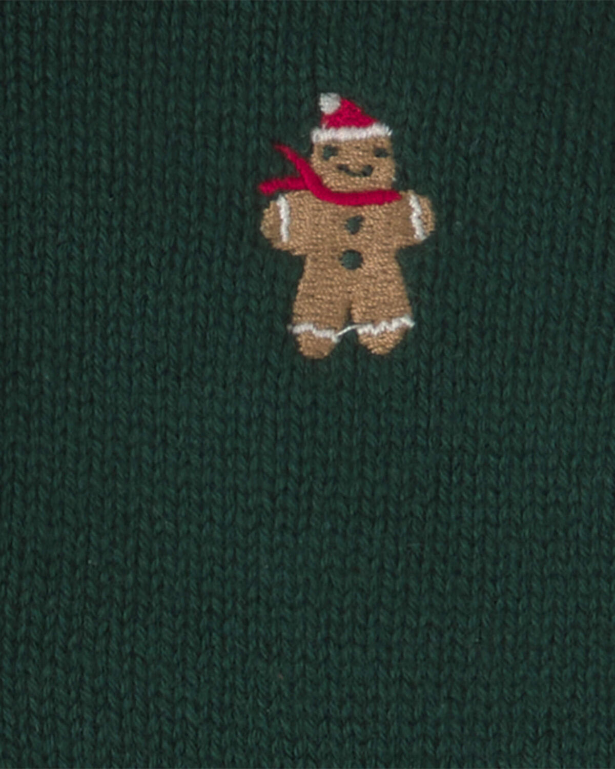 Baby Boy 2-Piece Gingerbread Long-Sleeve Top & Pant Set - Green - Image 3