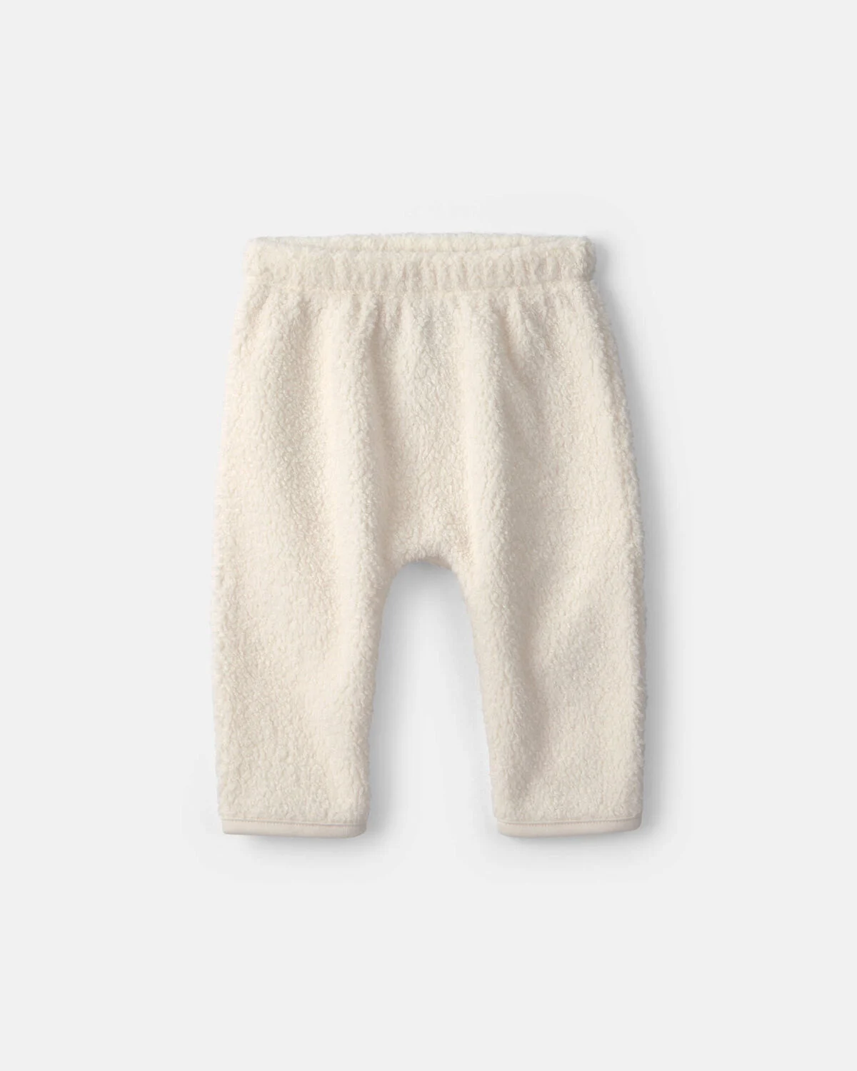 Baby 2-Piece Lamb Fleece Long-Sleeve Top & Pant Set - Cream - Image 2