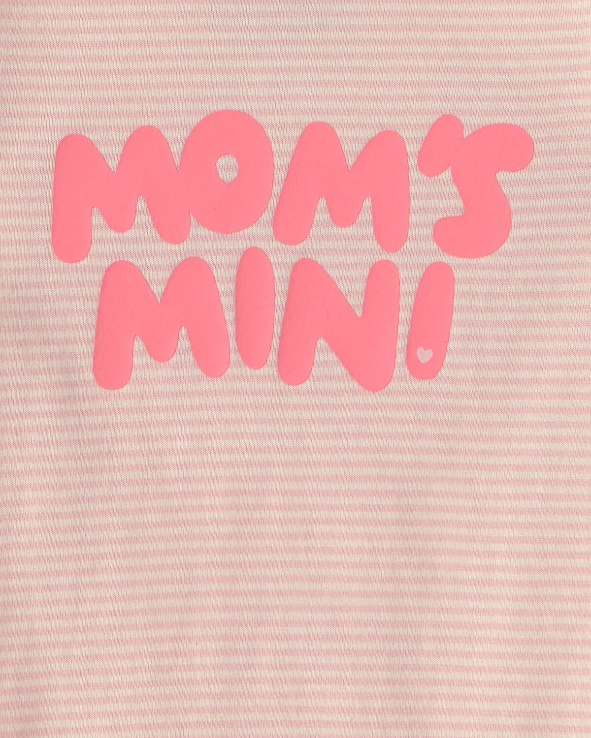 Baby Girl 'Mom's Mini' Long-Sleeve Graphic Bodysuit - Pink - Image 2