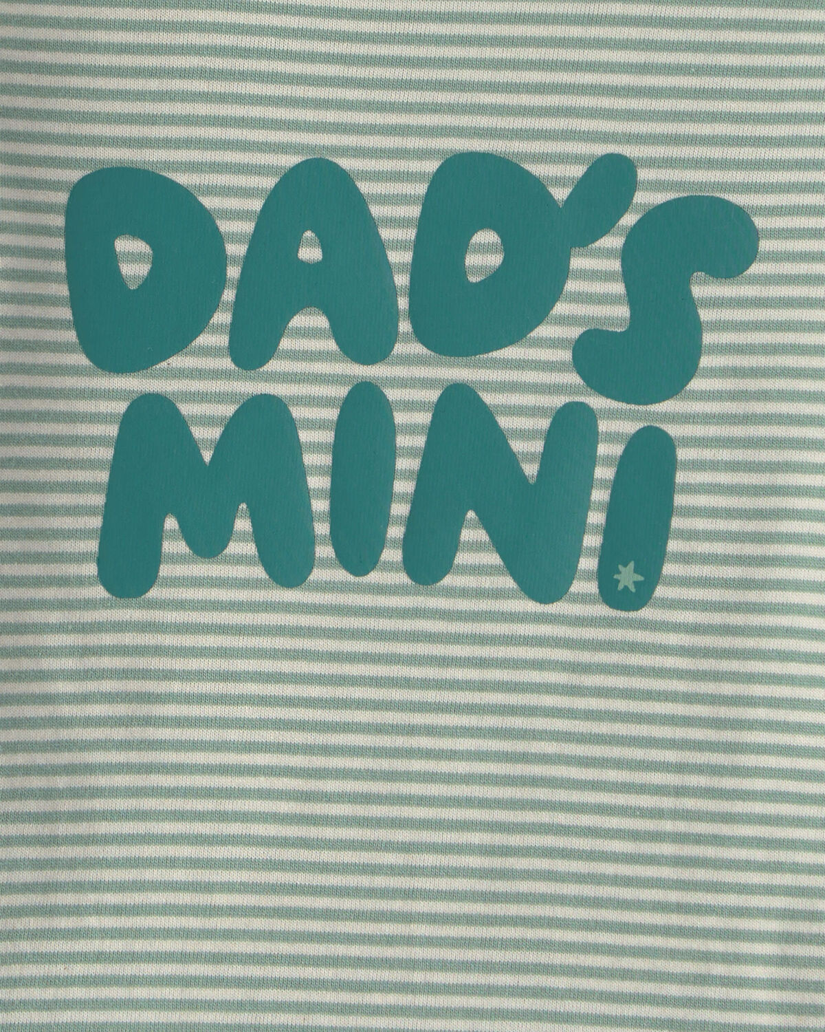 Baby Boy 'Dad's Mini' Long-Sleeve Graphic Bodysuit - Green - Image 2