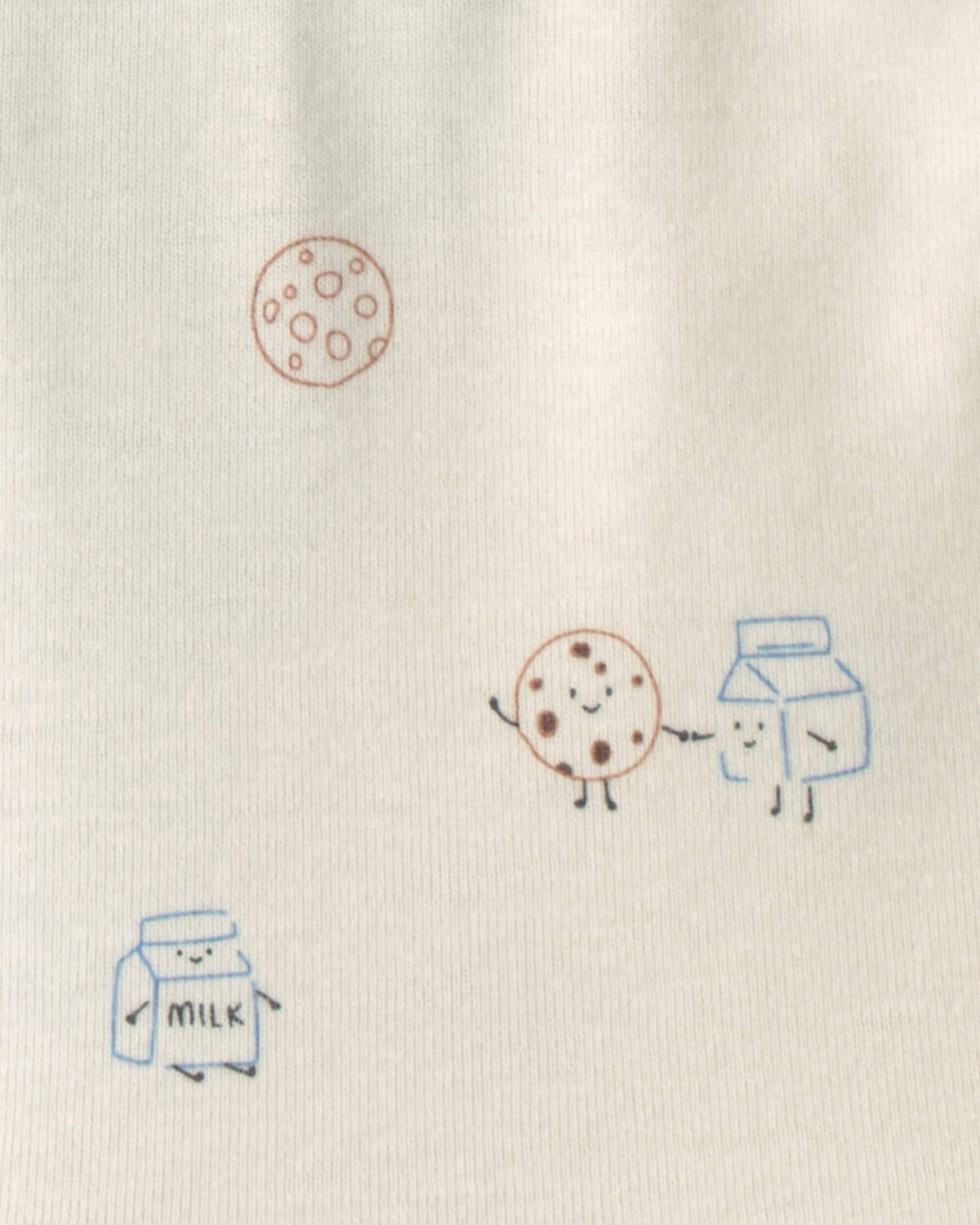 Baby Boy 4-Pack Milk & Cookies Long-Sleeve Multipack Bodysuits - Image 3