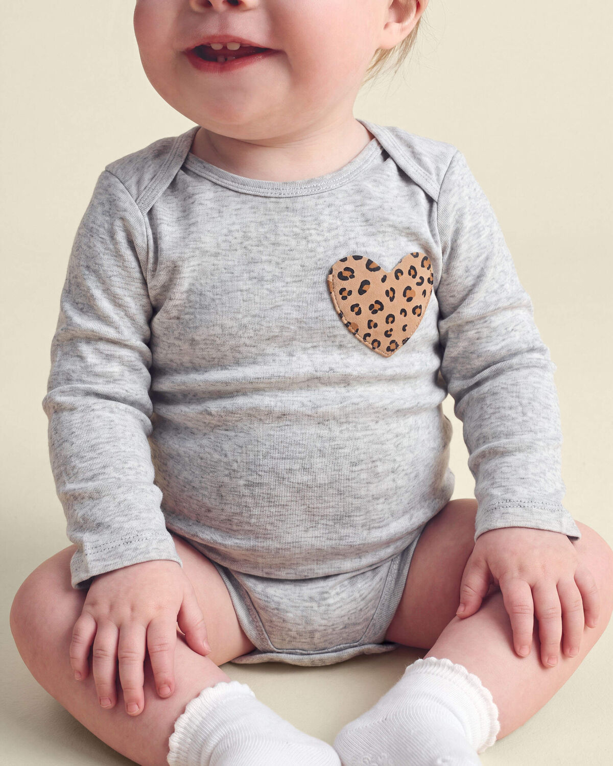 Baby Girl 4-Pack Leopard Print Long-Sleeve Multipack Bodysuits - Image 6