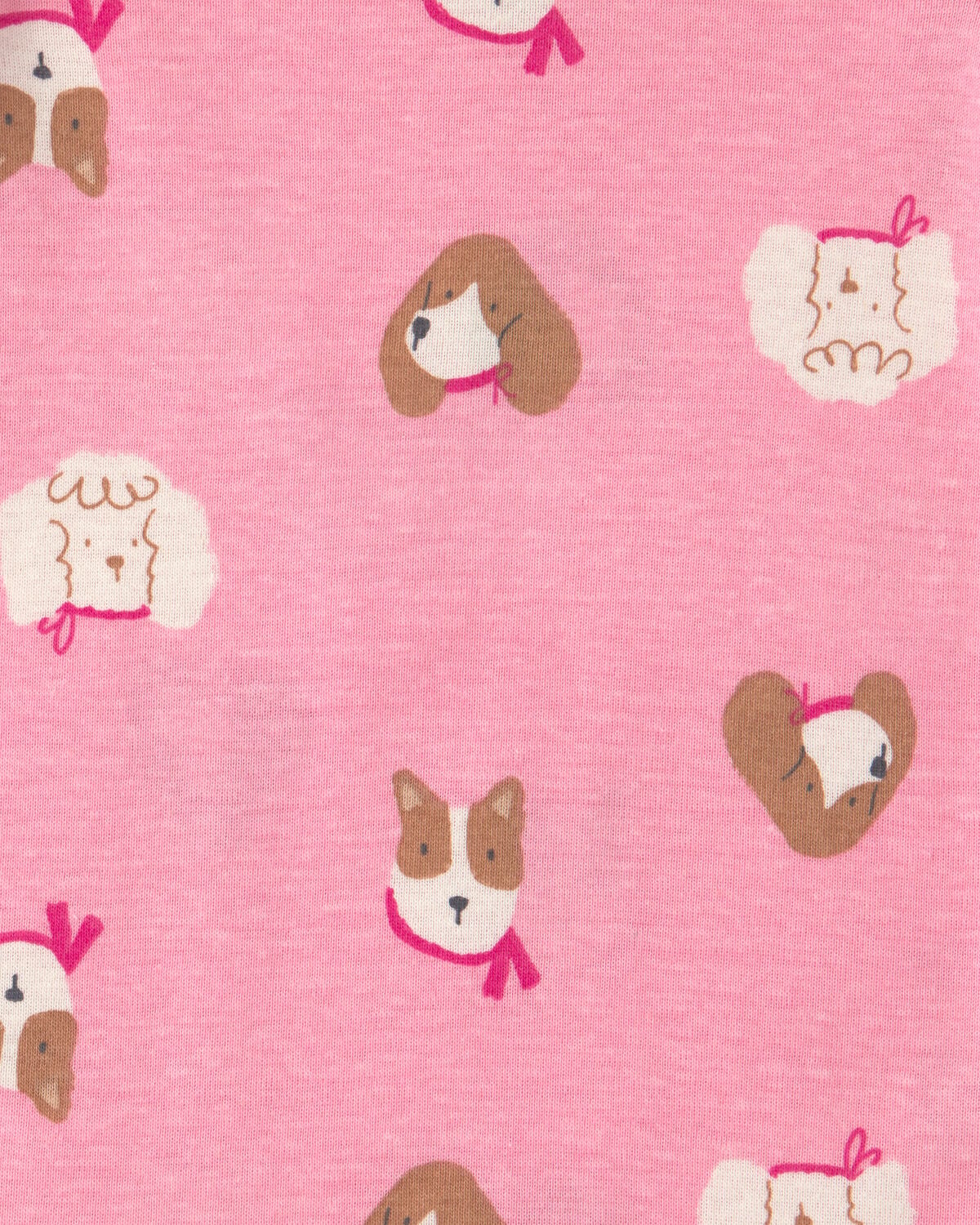 Baby Girl 4-Pack Dog Long-Sleeve Multipack Bodysuits - Image 4