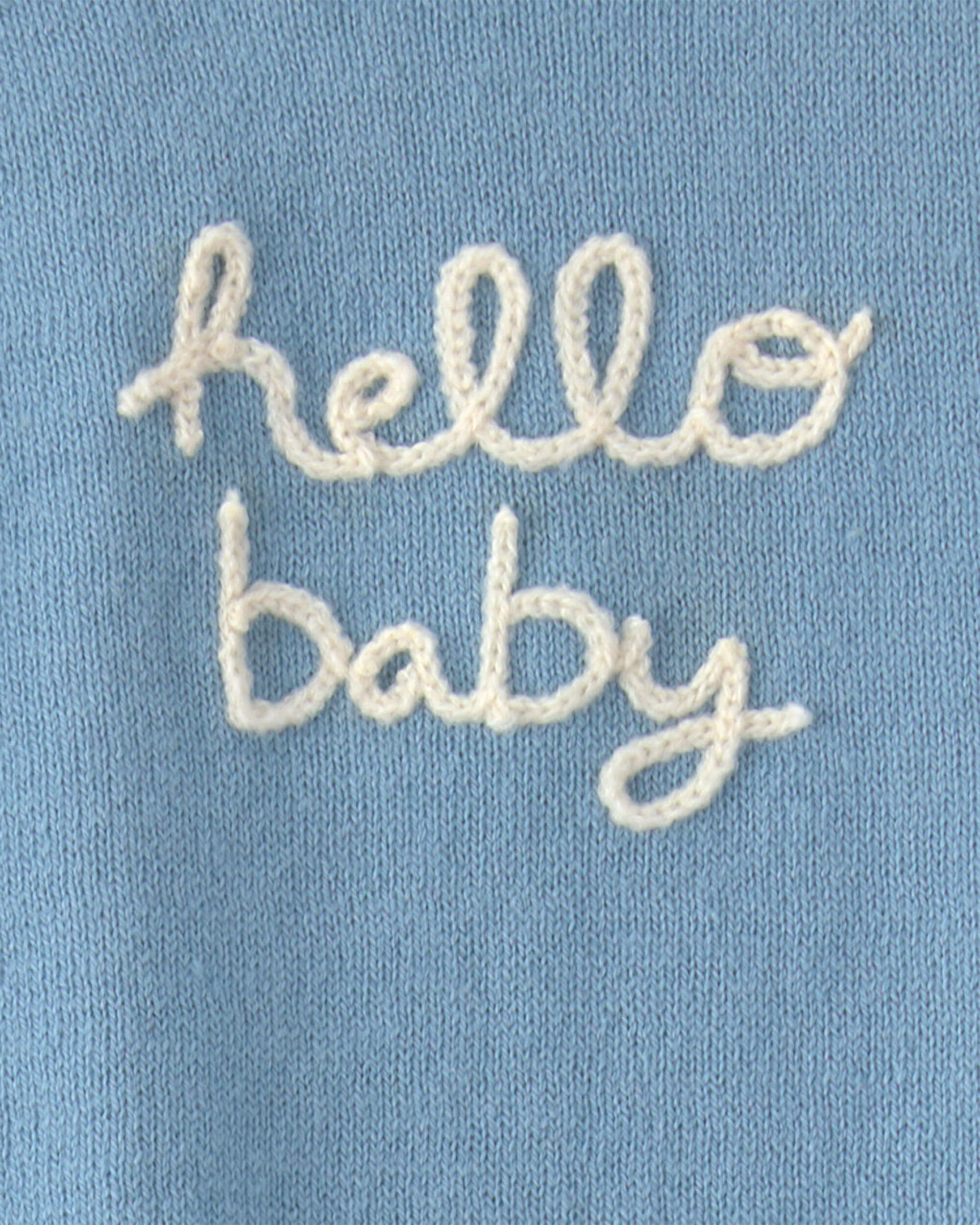 Baby Boy 2-Piece Train Long-Sleeve Top & Pant Set - Blue - Image 6