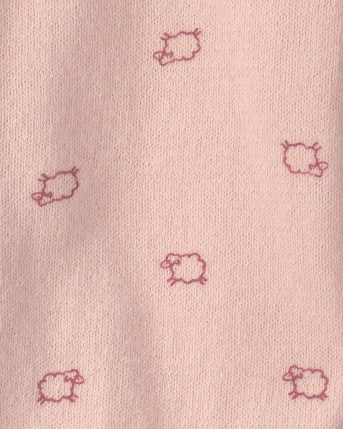 Baby Girl 2-Piece Sheep Long-Sleeve Top & Pant Set - Pink - Image 3
