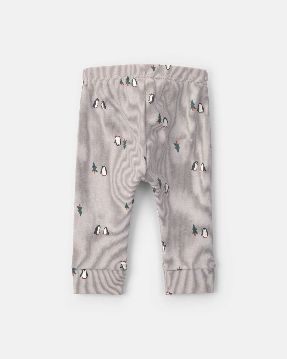 Baby Boy 2-Pack Penguin Pull-On Pants - Grey - Image 2