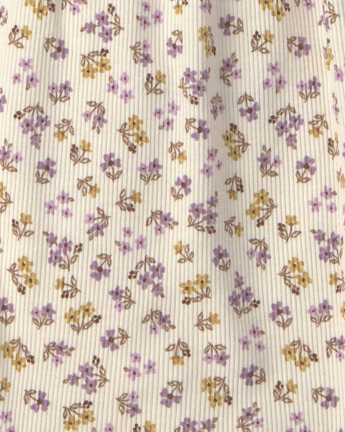 Baby Girl 3-Pack Floral Long-Sleeve Multipack Bodysuits - Purple - Image 2