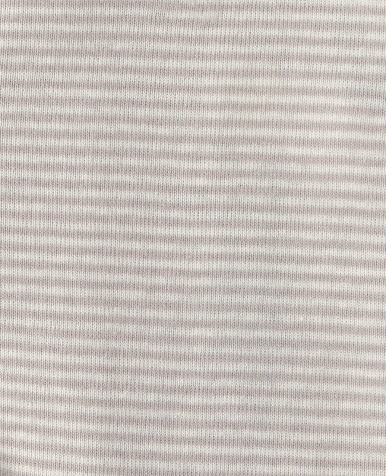 Baby Striped 100% Cotton Sleep & Play Pajama - Grey - Image 5