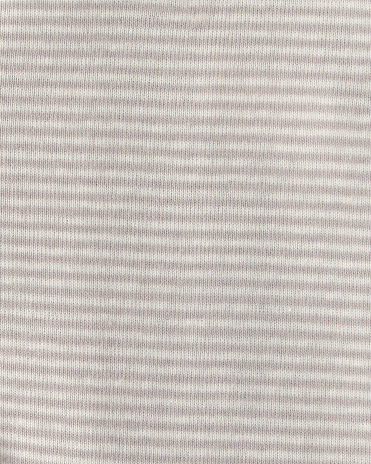 Baby Striped 100% Cotton Sleep & Play Pajama - Grey - Image 4