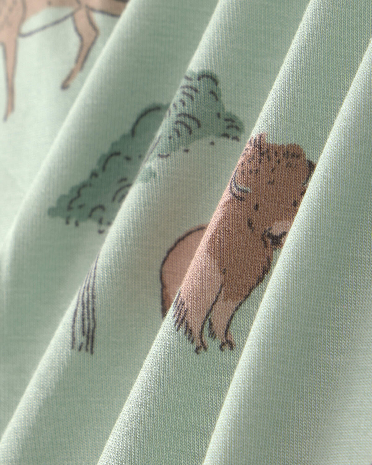 Baby Boy Desert PurelySoft™ 2-Way Zip Sleep & Play Pajamas - Green - Image 4