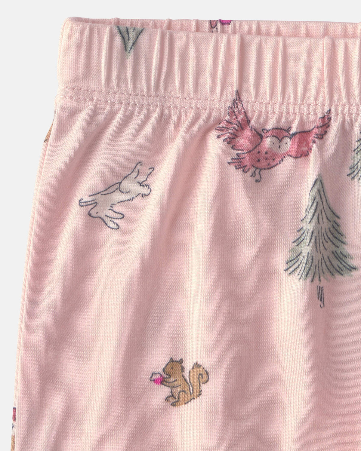 Baby Girl 2-Pack Woodland PurelySoft™ Pull-On Pants - Pink - Image 4