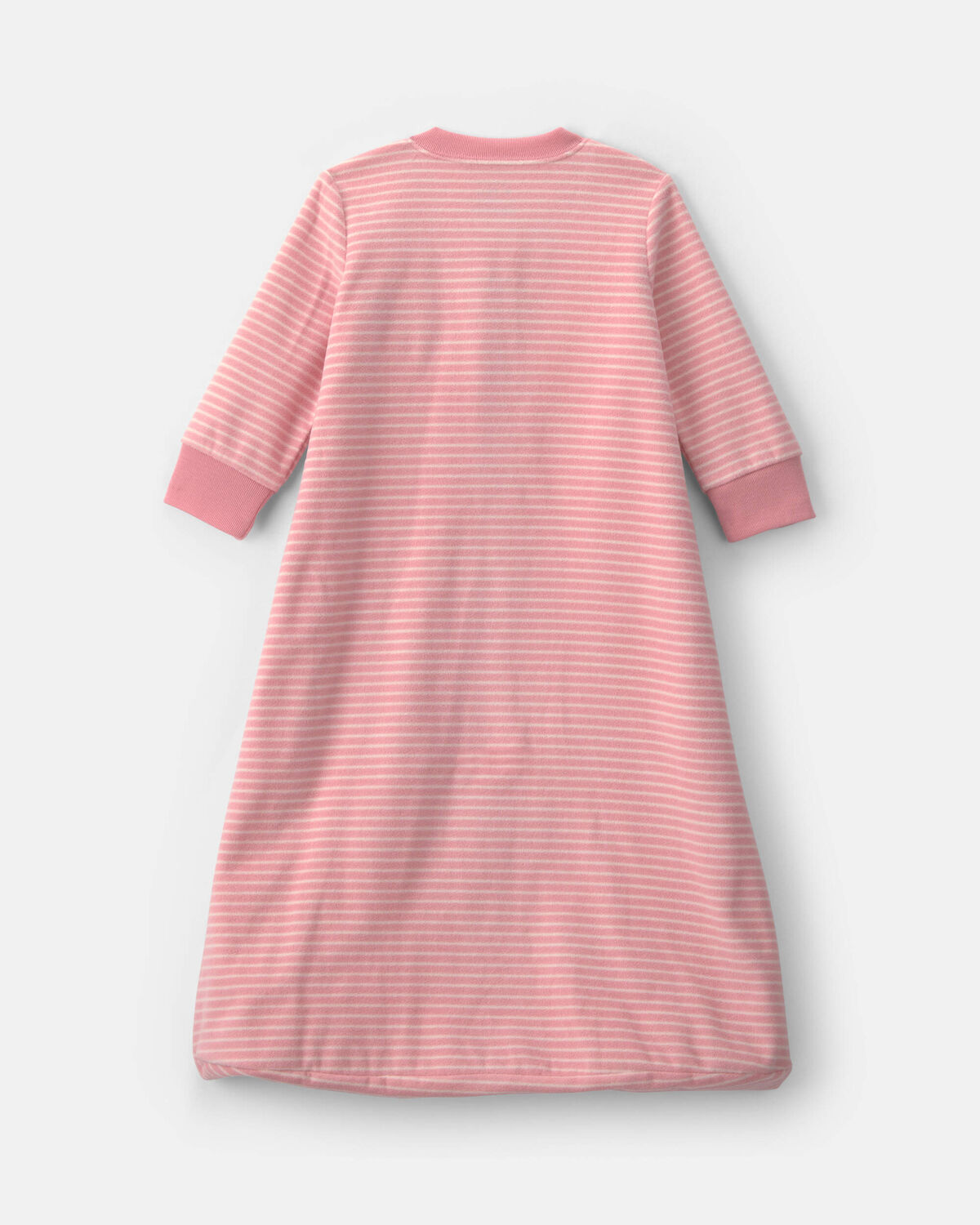 Baby Girl Striped Fleece Sleep Bag - Pink - Image 2