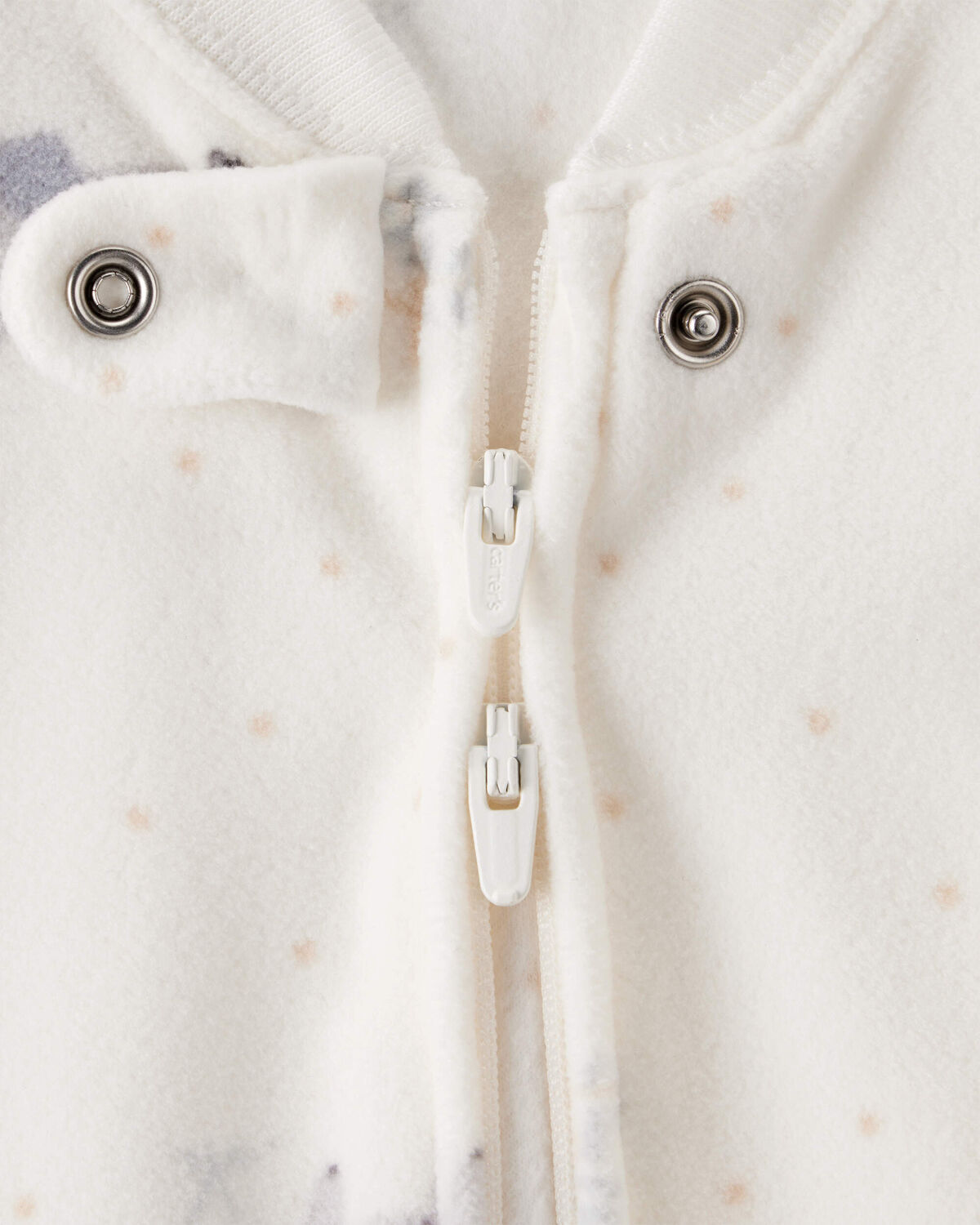 Baby Boy Elephant Fleece Sleep Bag - Cream - Image 2