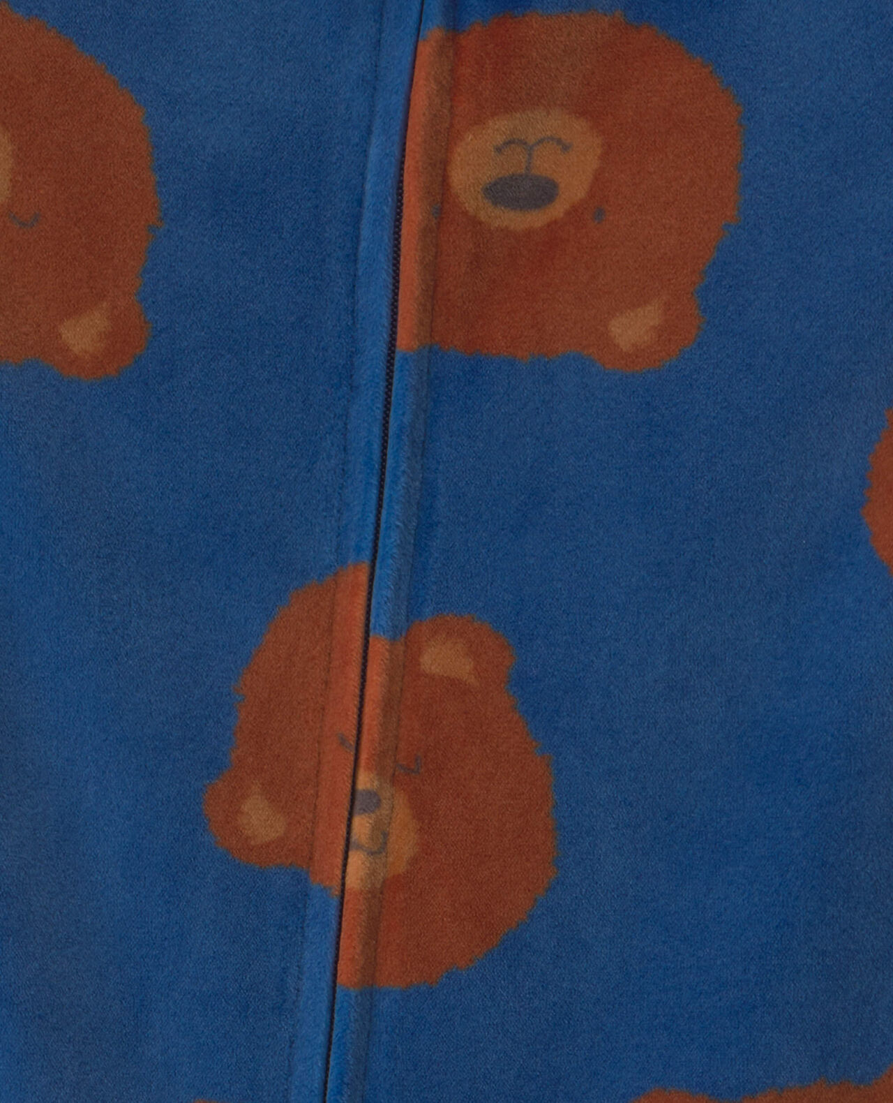 Baby Boy 1-Piece Dino 2-Way Zip DreamPlush Snug Fit Pajama - Cream - Image 7