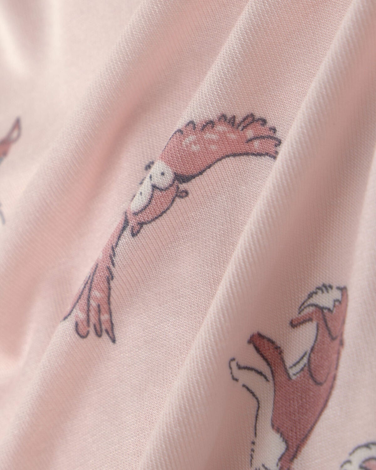 Baby Girl 1-Piece Woodland PurelySoft™ Snug Fit Pajama - Pink - Image 5