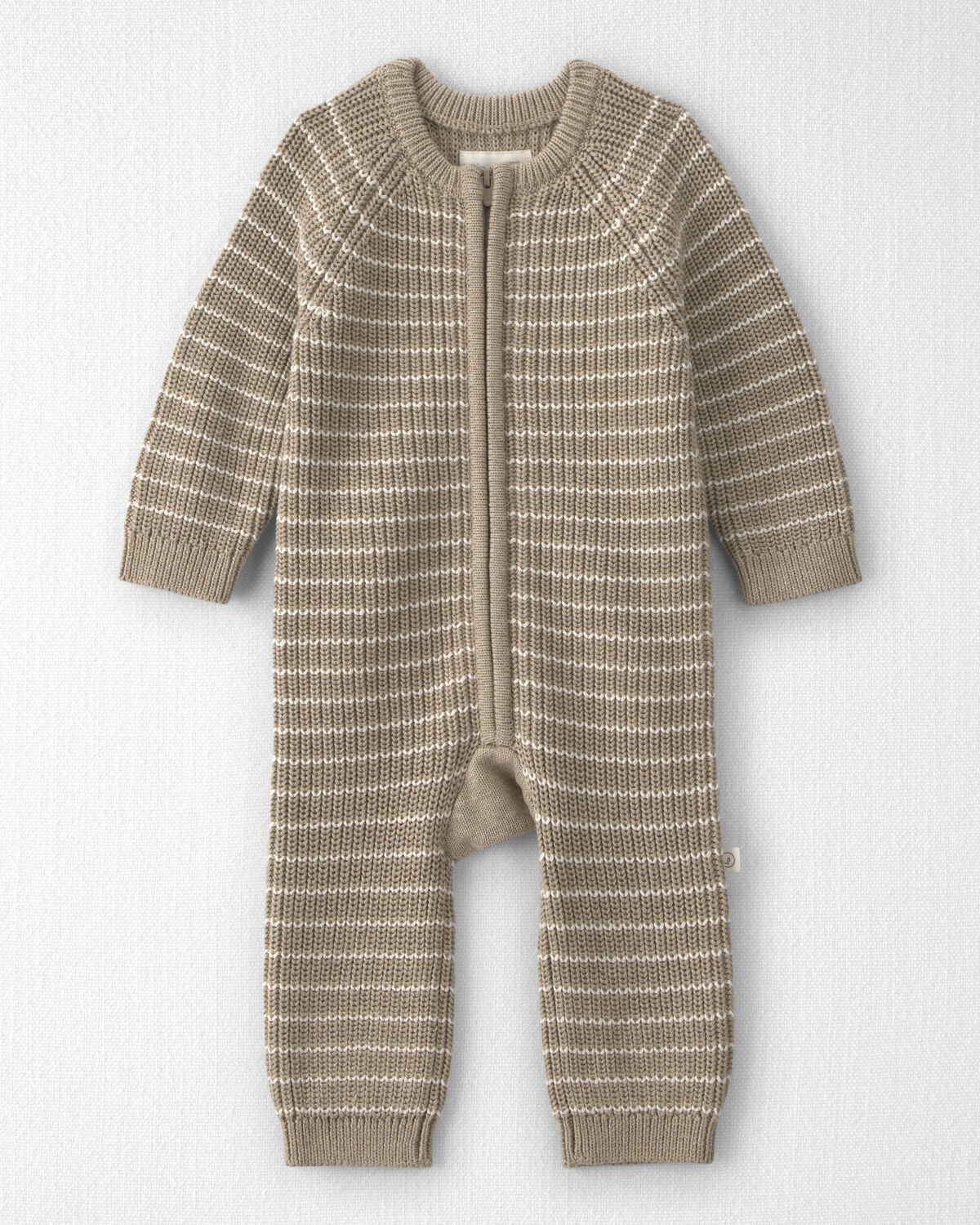 Baby Organic Cotton Sweater Knit Jumpsuit