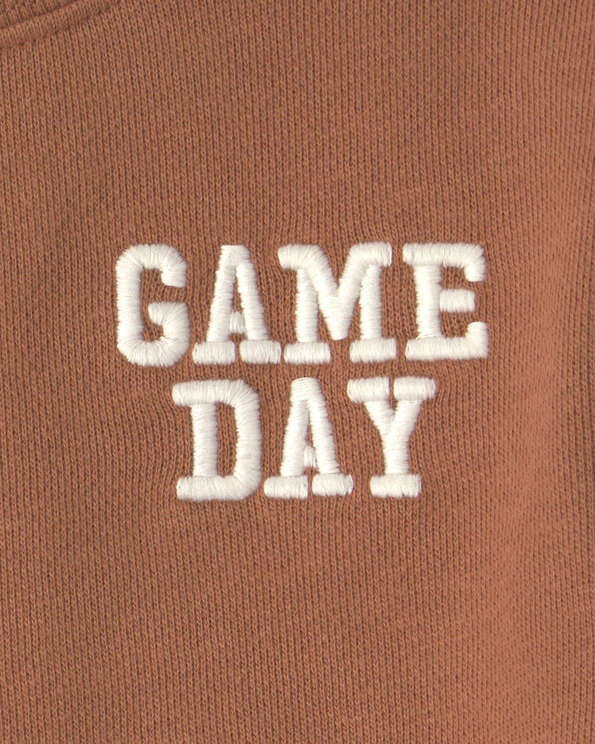 Baby Organic Cotton 'Game Day' French Terry Graphic Bubble - Image 4