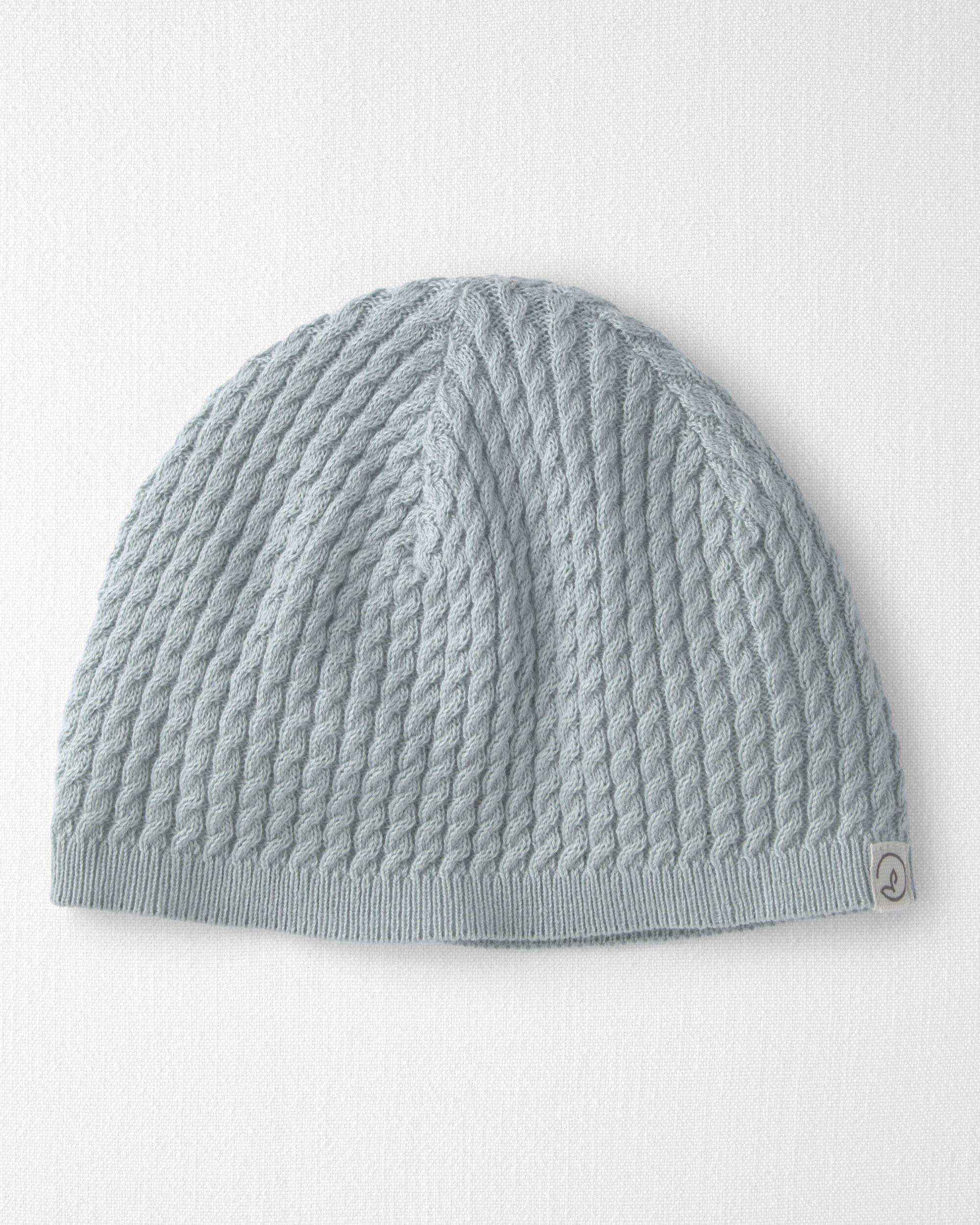 Baby Organic Cotton Sweater Knit Hat - Image 4