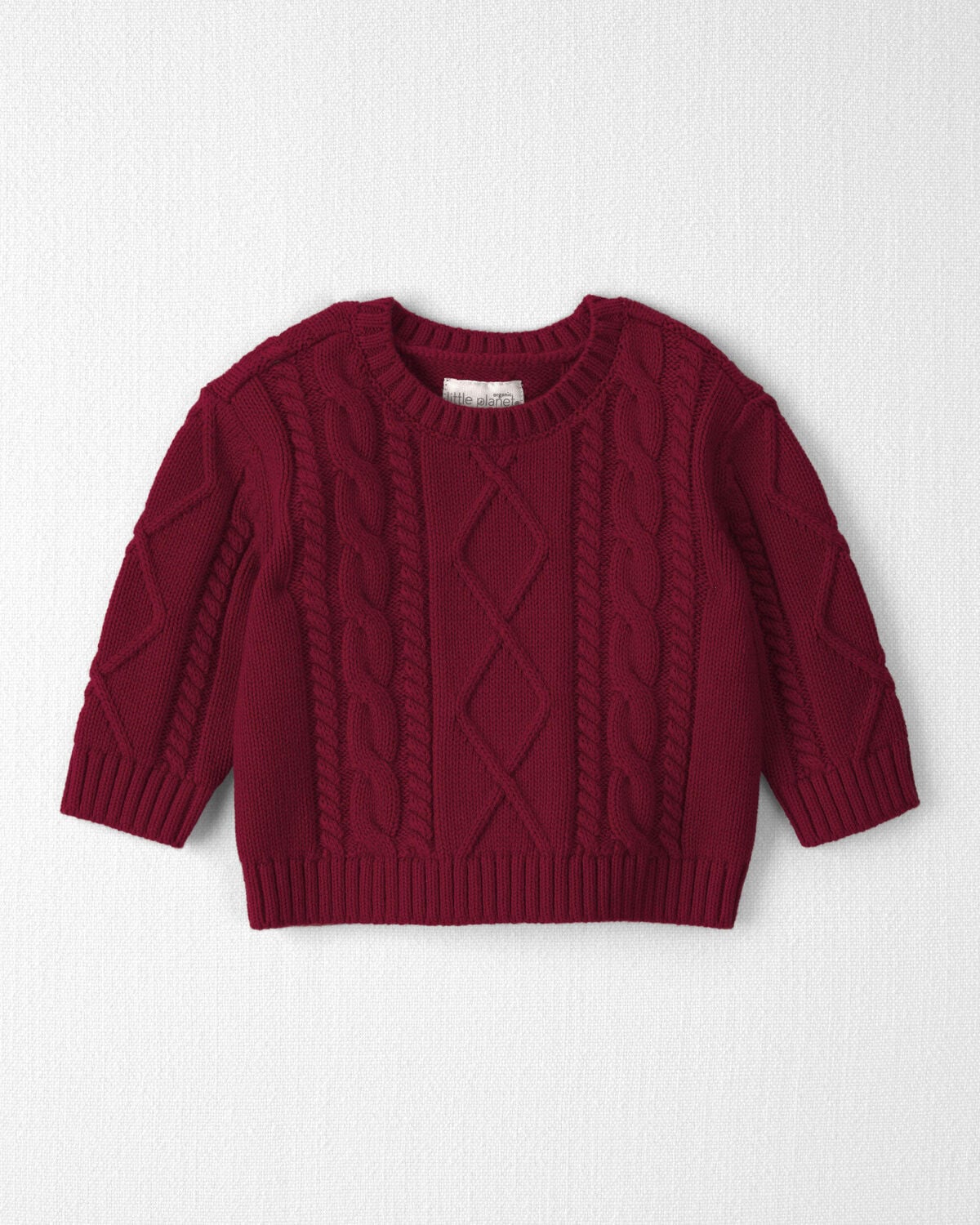 Baby Organic Cotton Cable Knit Sweater