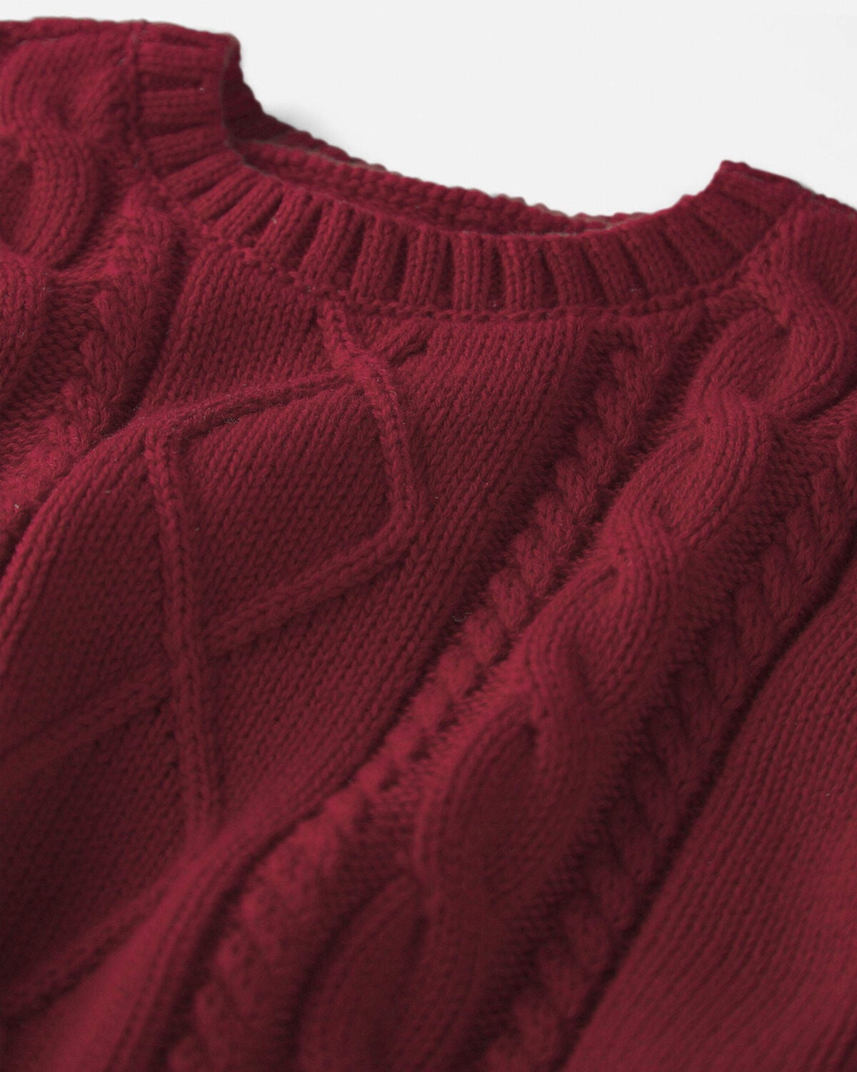Baby Organic Cotton Cable Knit Sweater - Image 2
