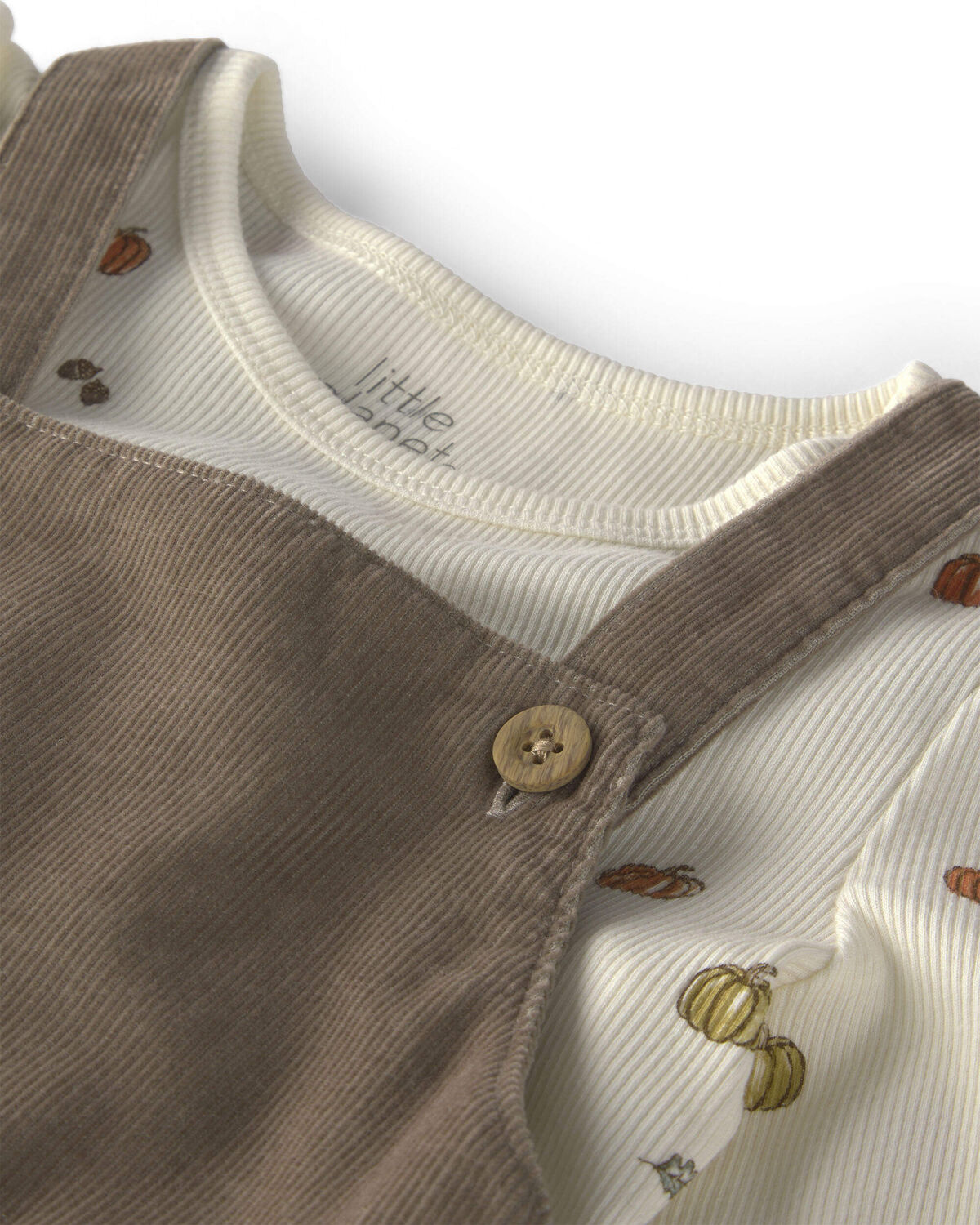 Baby Girl 2-Piece Organic Cotton Corduroy Jumper Set - Image 4