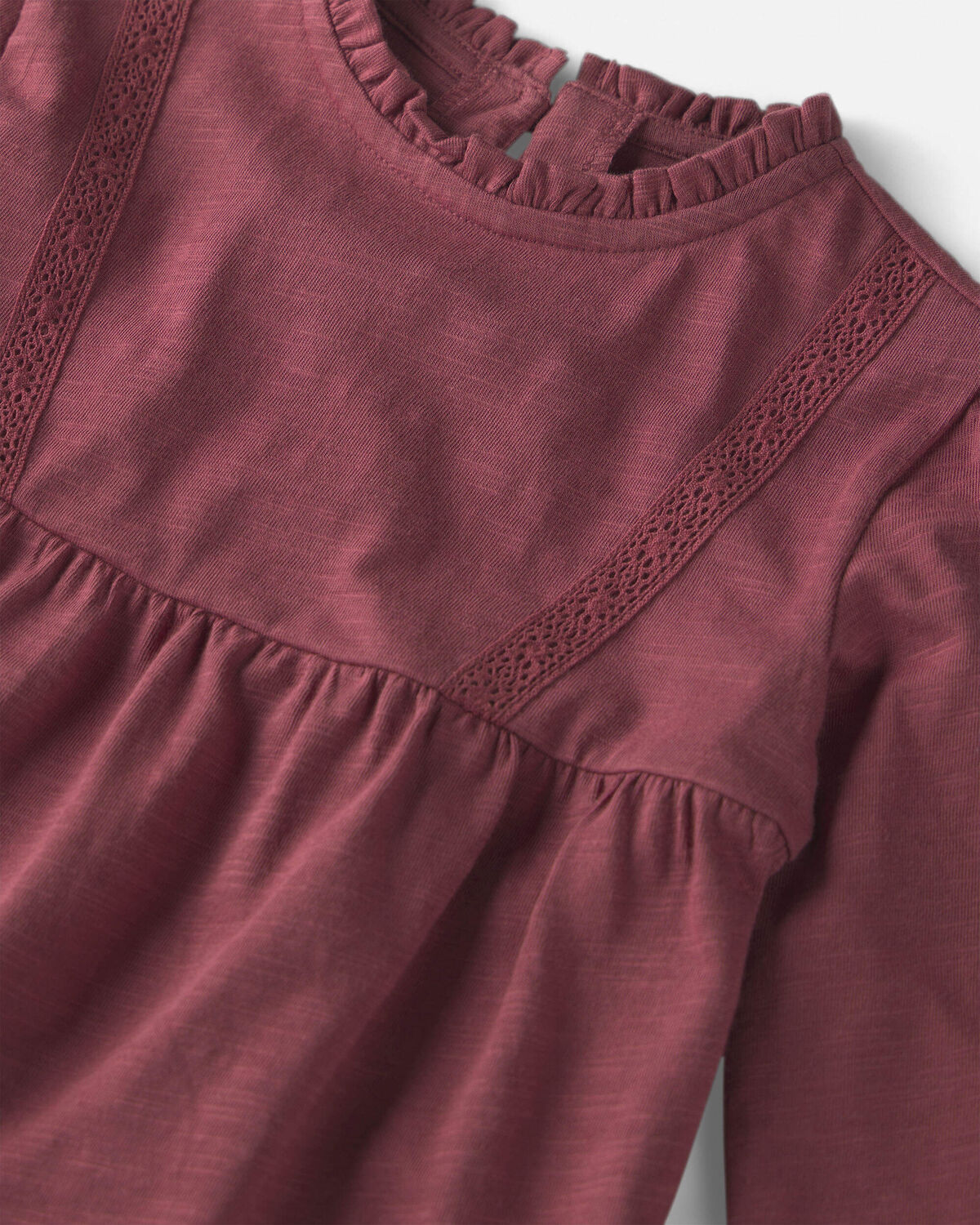 Baby Girl Organic Cotton Peplum Top - Image 2