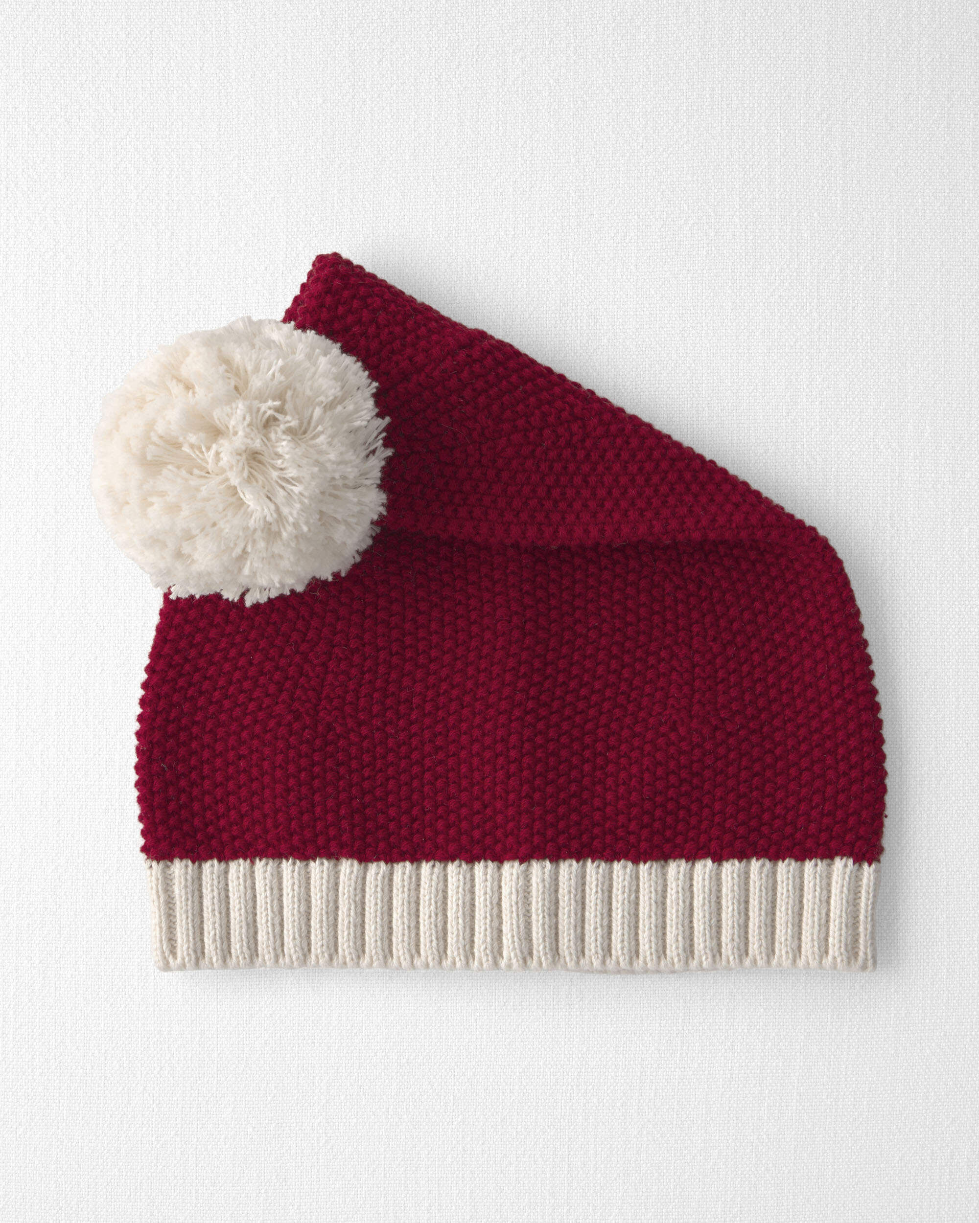 Baby Organic Cotton Sweater Knit Santa Hat - Image 3