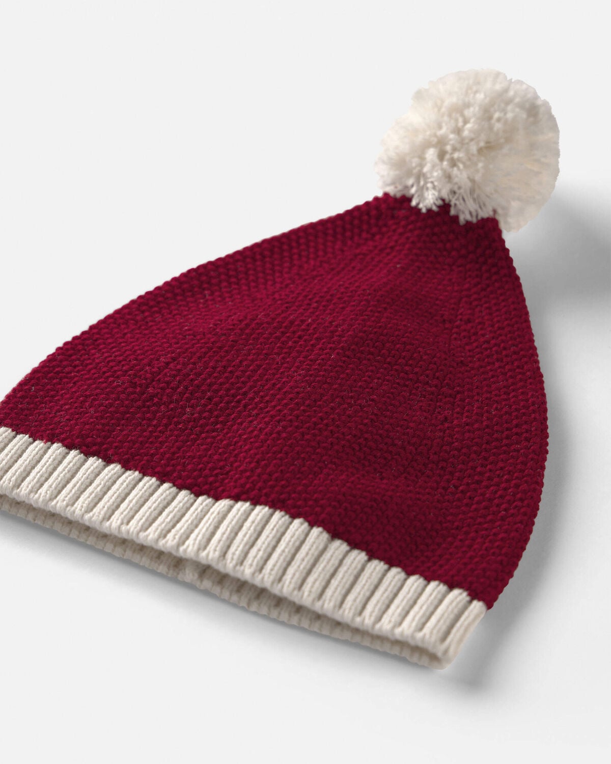 Baby Organic Cotton Sweater Knit Santa Hat - Image 2