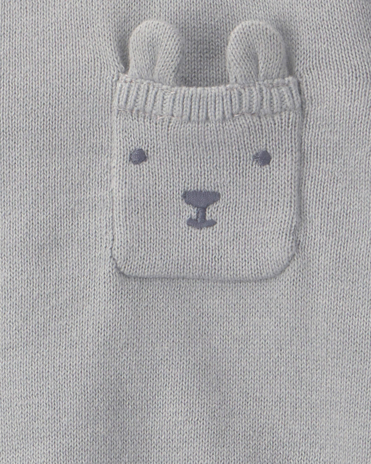 Baby 2-Piece Organic Cotton Sweater Knit Top & Pant Set - Image 3