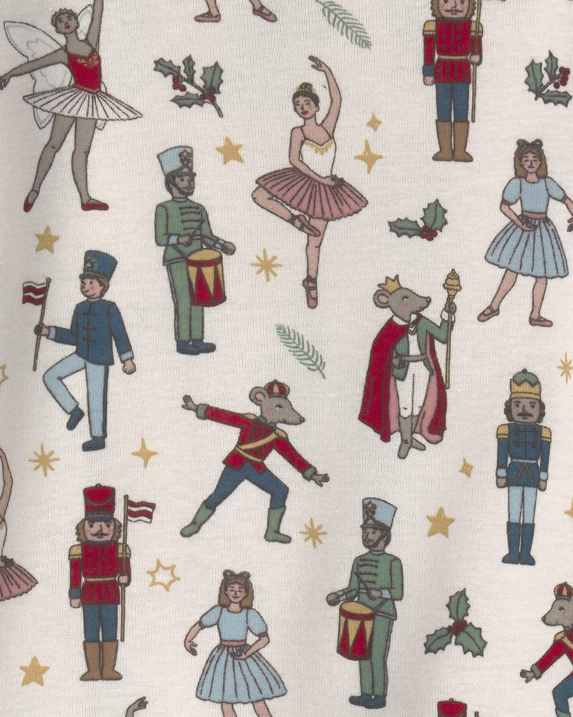 Baby 2-Piece Organic Cotton Pajamas in Nutcracker - Image 4