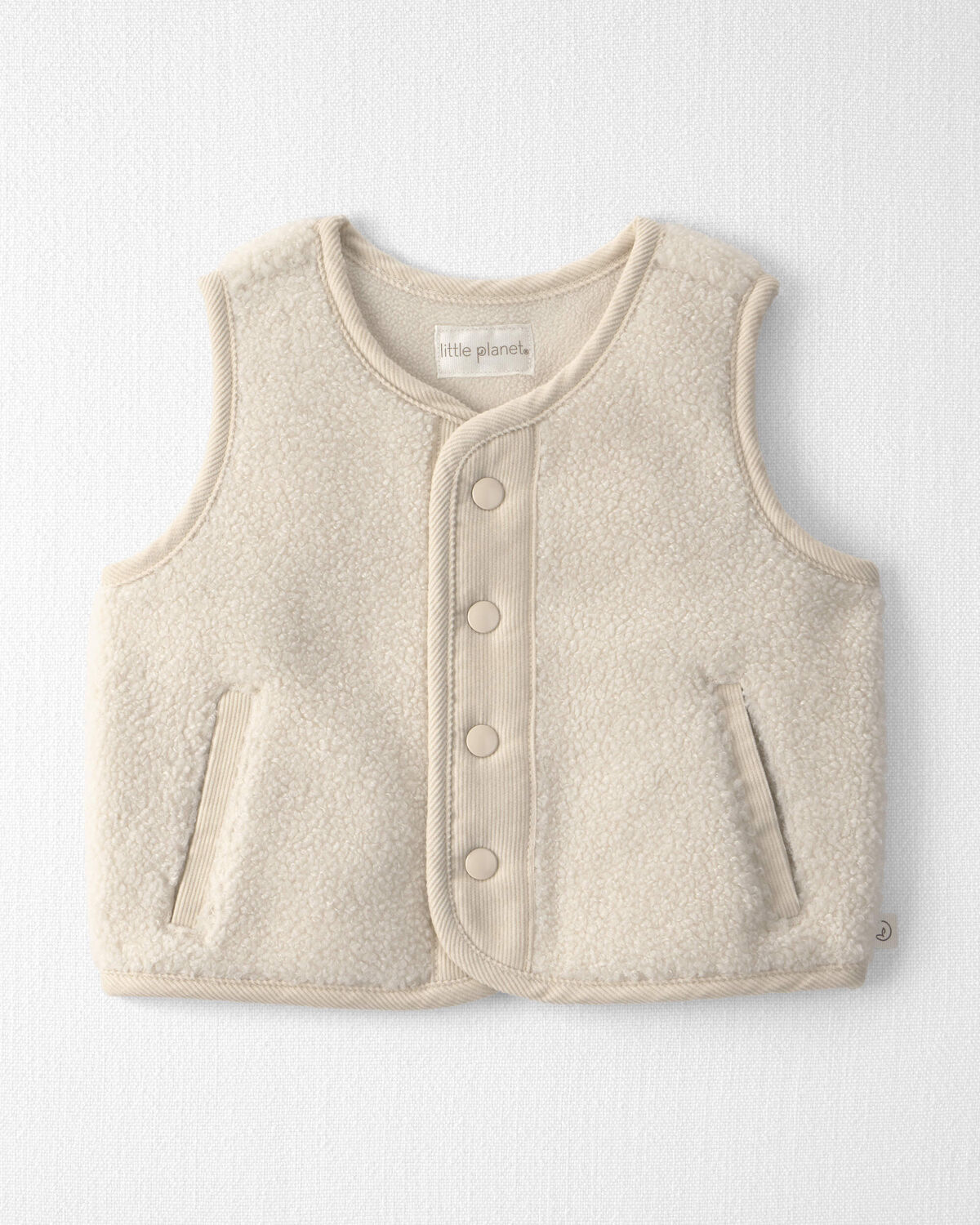 Baby Recycled Teddy Fleece Vest