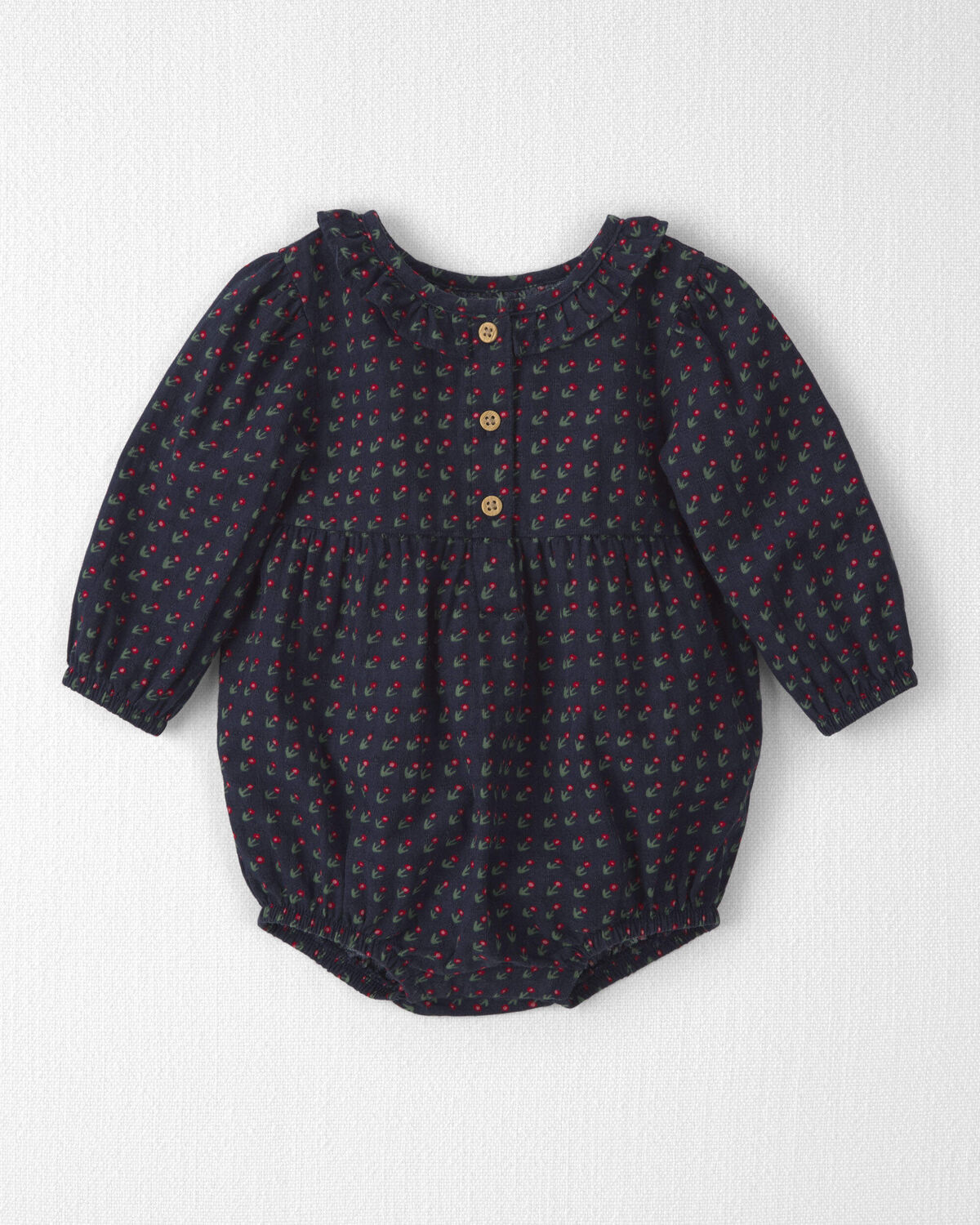 Baby Girl Organic Cotton Prairie Bubble