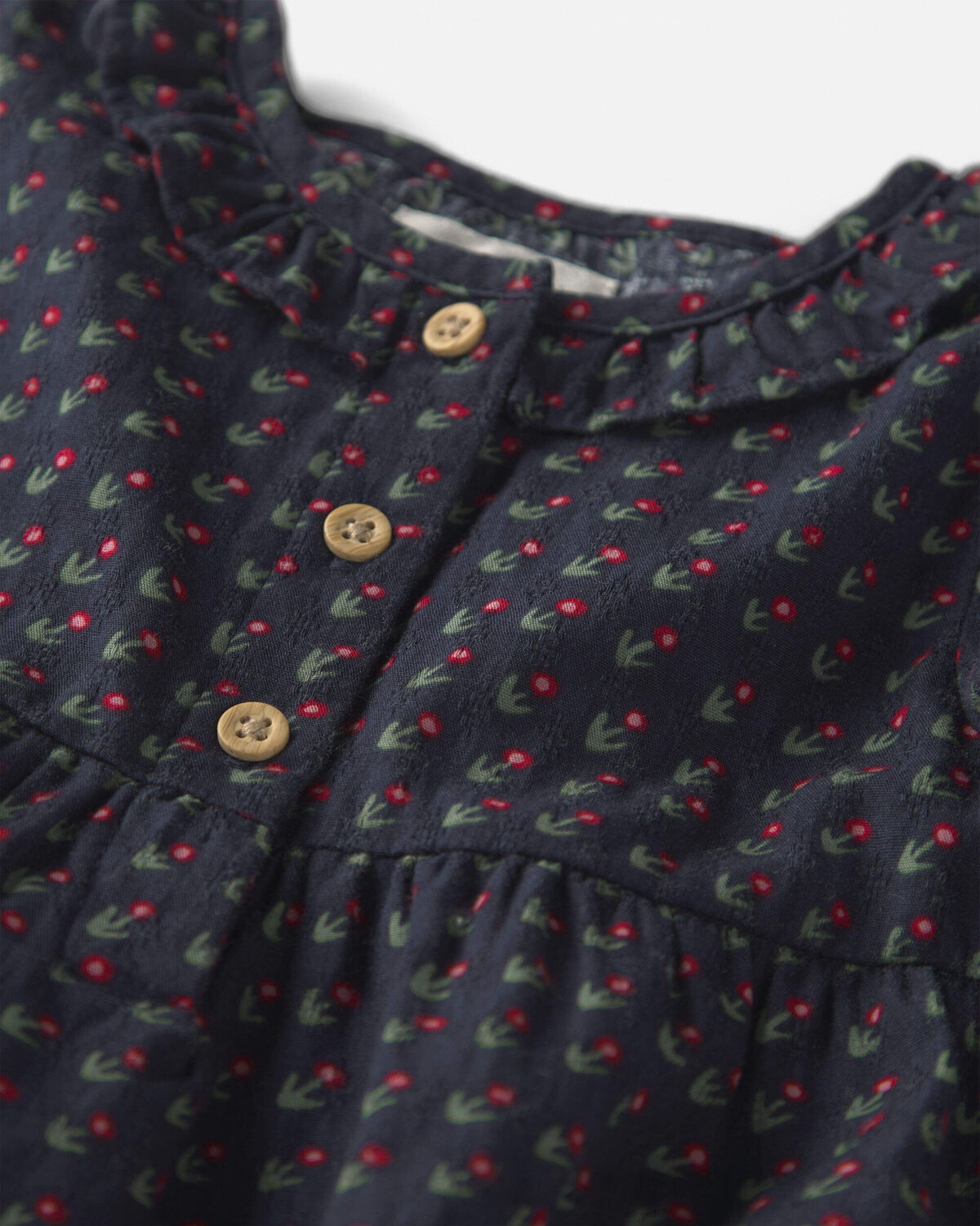 Baby Girl Organic Cotton Prairie Bubble - Image 2