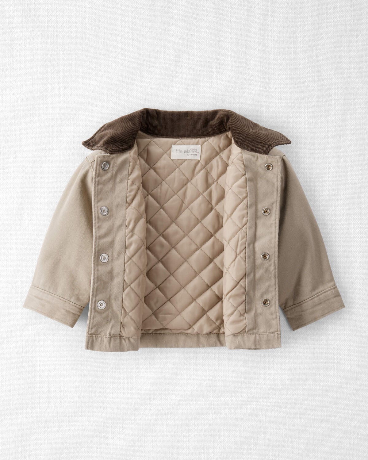 Baby Organic Cotton Twill Barn Jacket - Image 2
