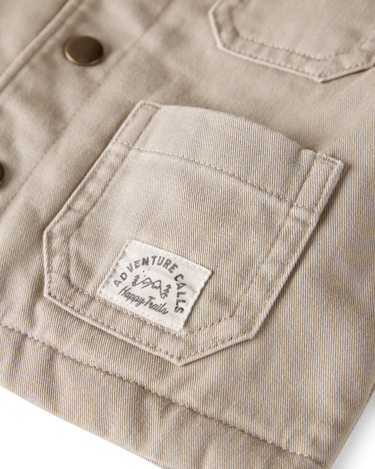 Baby Organic Cotton Twill Barn Jacket - Image 3