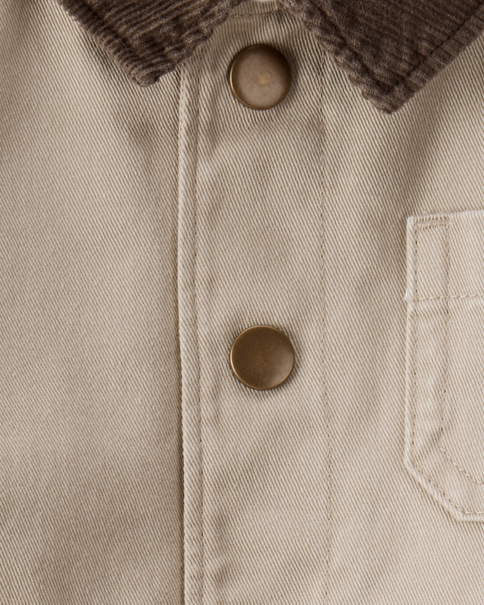 Baby Organic Cotton Twill Barn Jacket - Image 5