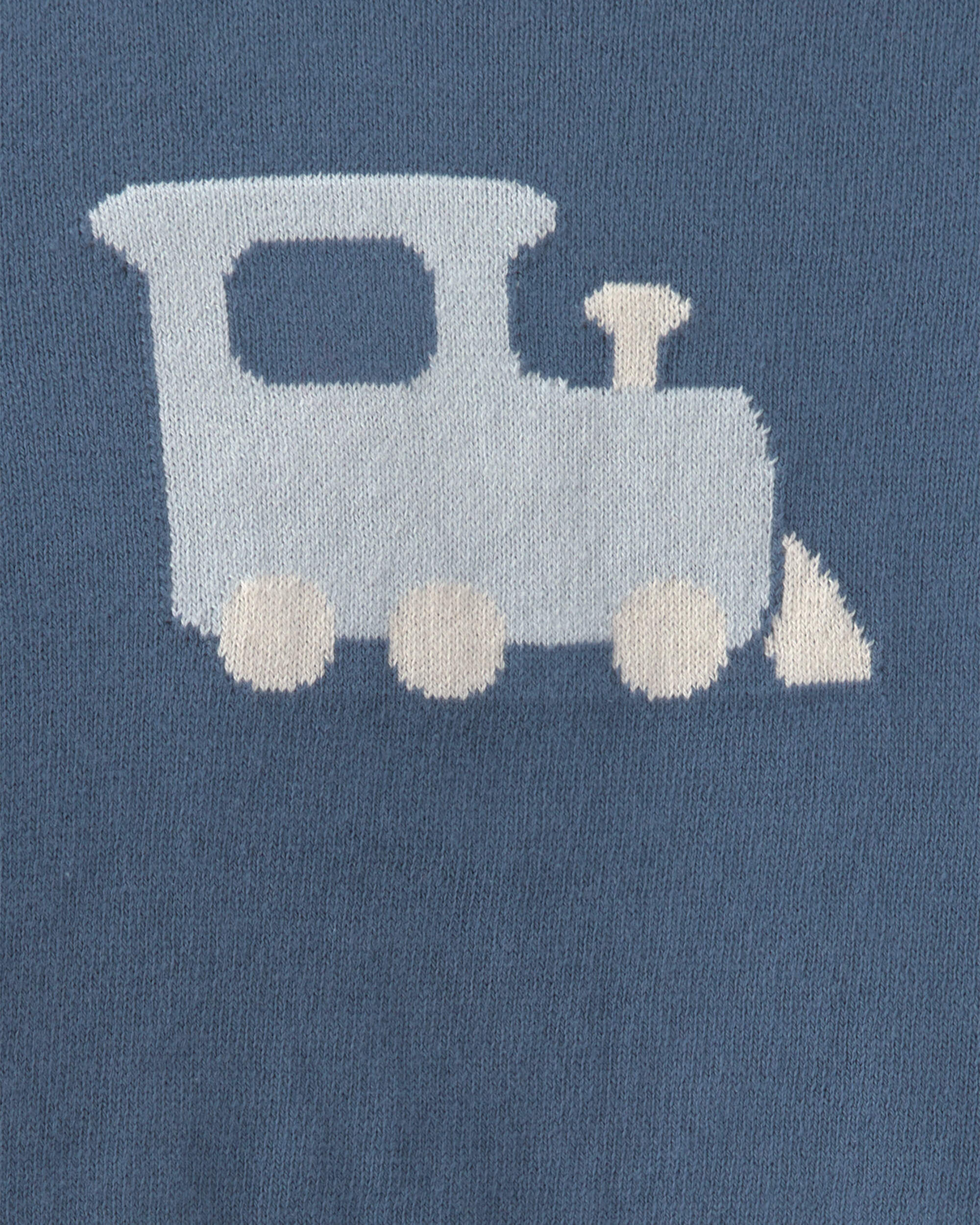Baby Boy 2-Piece Train Long-Sleeve Top & Pant Set - Blue - Image 4