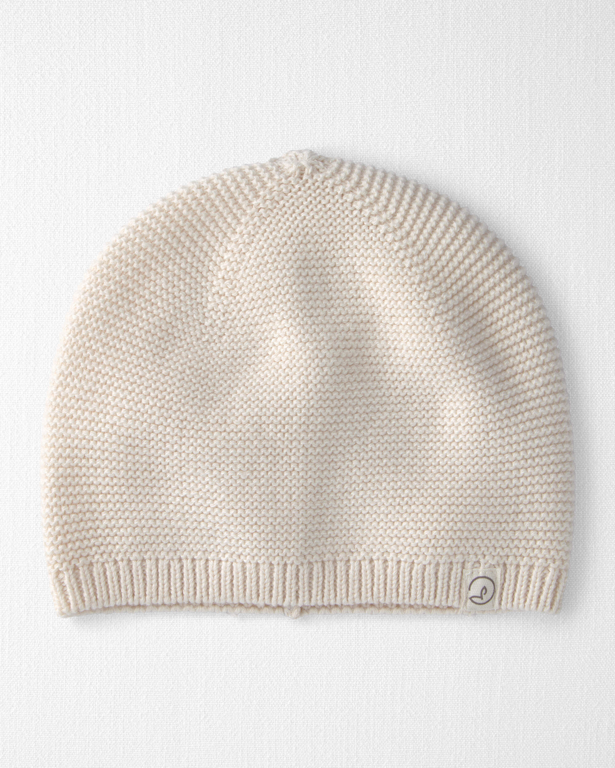 Baby Organic Cotton Sweater Knit Hat - Image 3