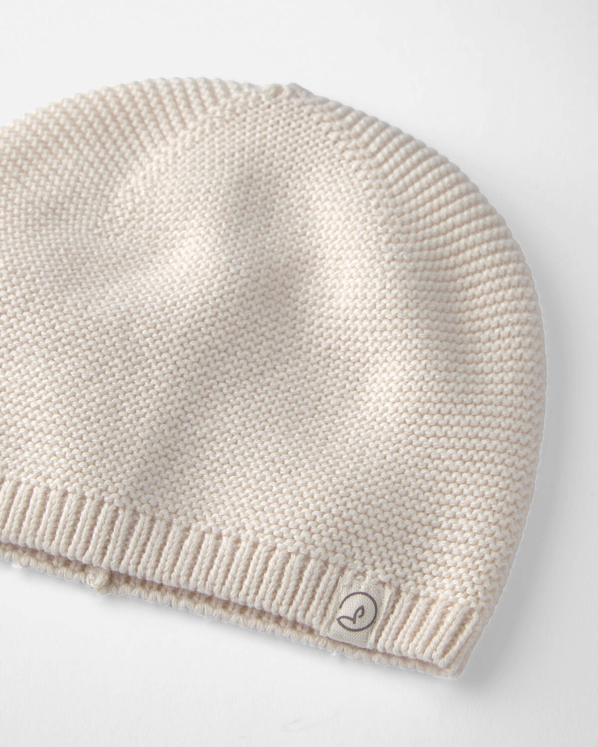 Baby Organic Cotton Sweater Knit Hat - Image 2
