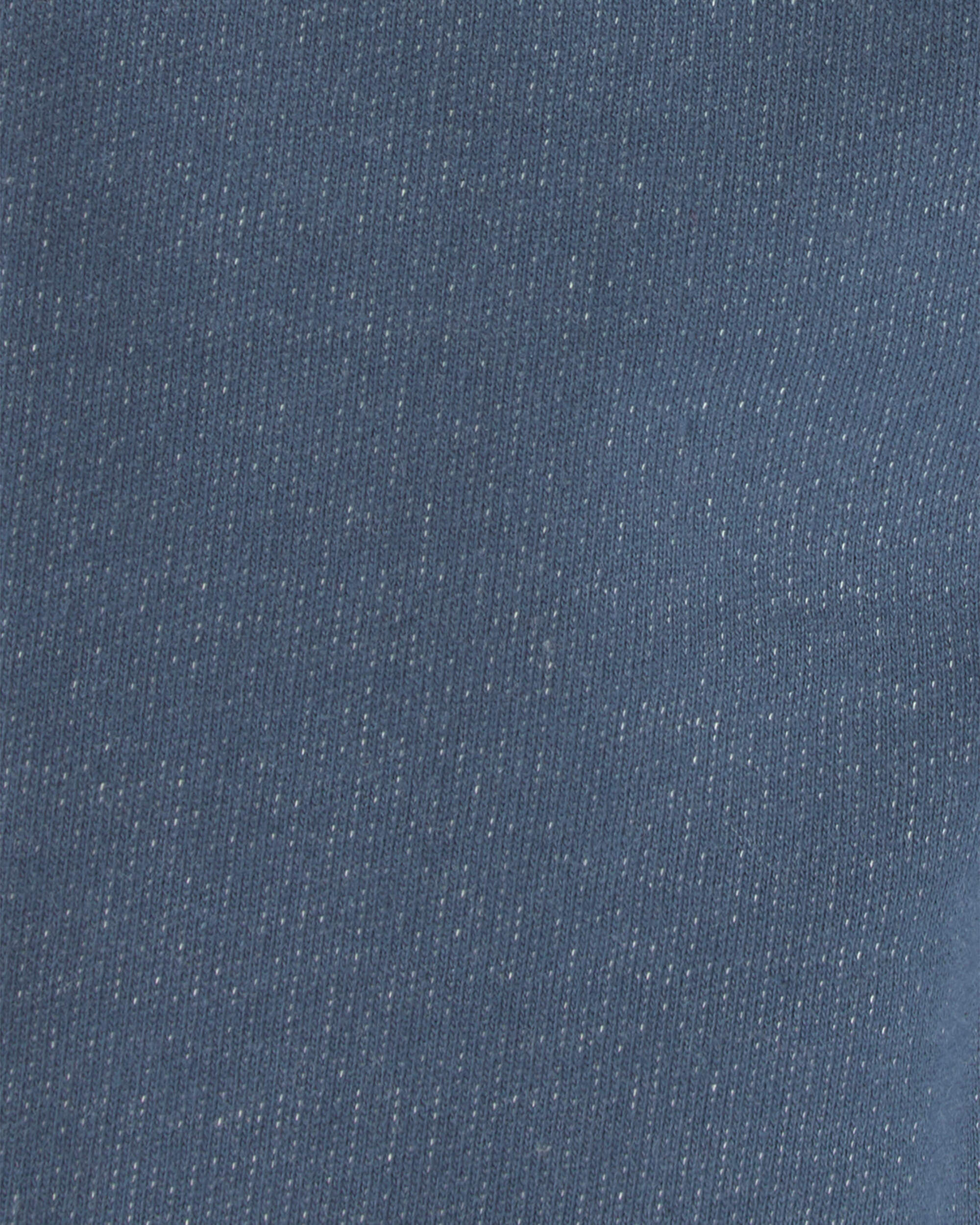 Baby Boy Knit Chambray Pants - Indigo - Image 4