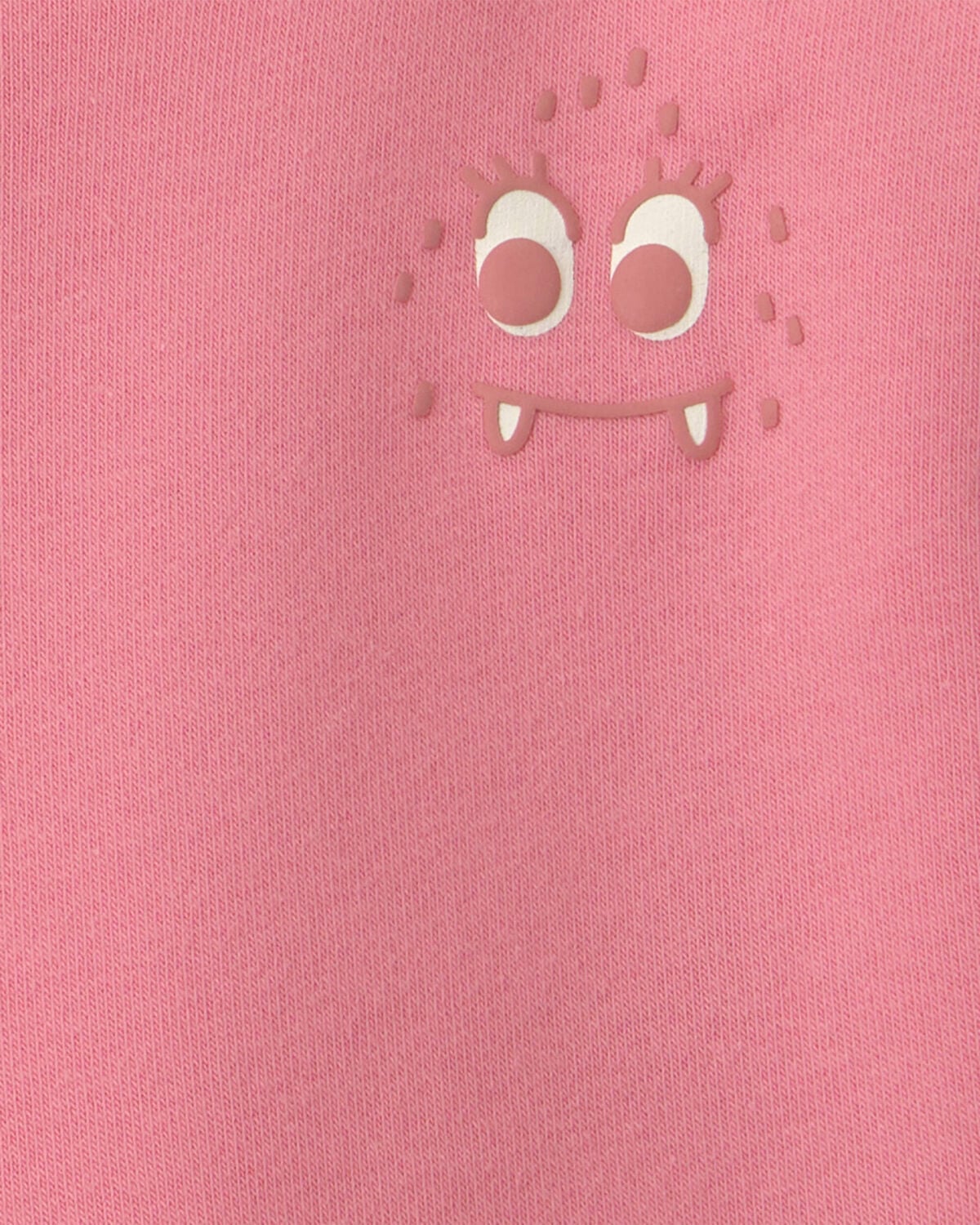 Baby Girl Monster Fleece Pullover Sweatshirt - Pink - Image 3