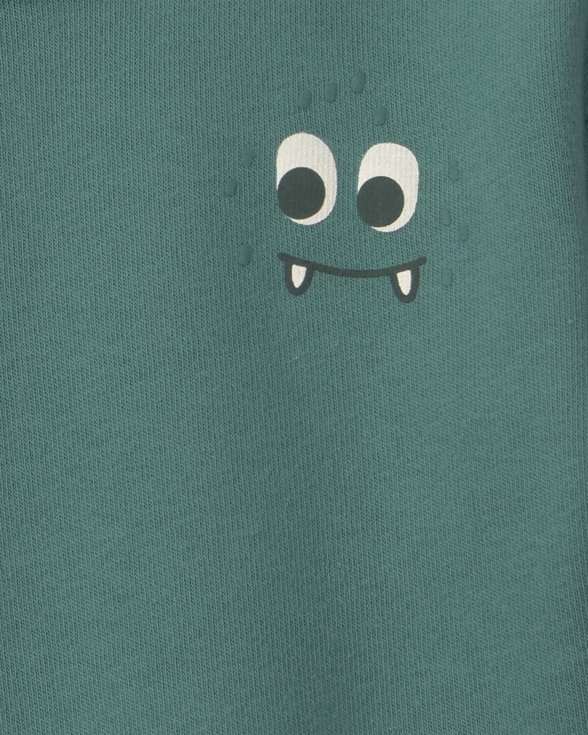 Baby Boy Monster Fleece Pullover Sweatshirt - Green - Image 3