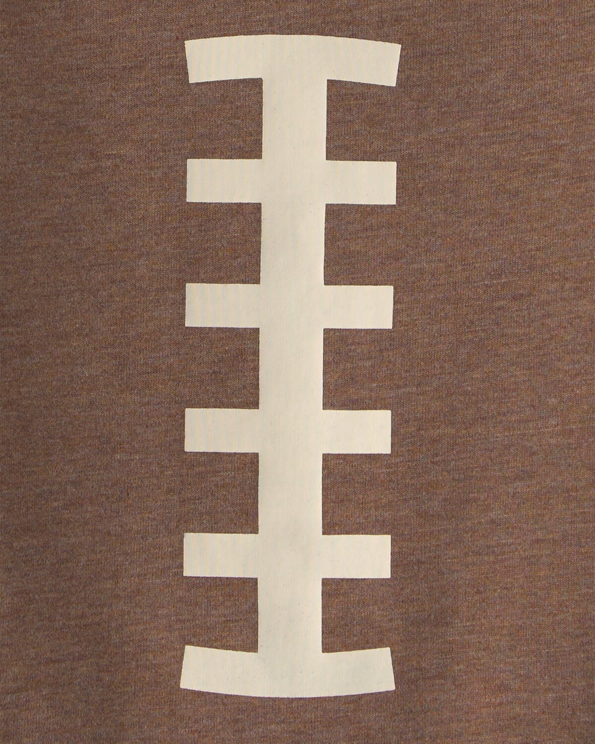 Baby Boy Football Long-Sleeve Graphic Bodysuit - Brown - Image 2