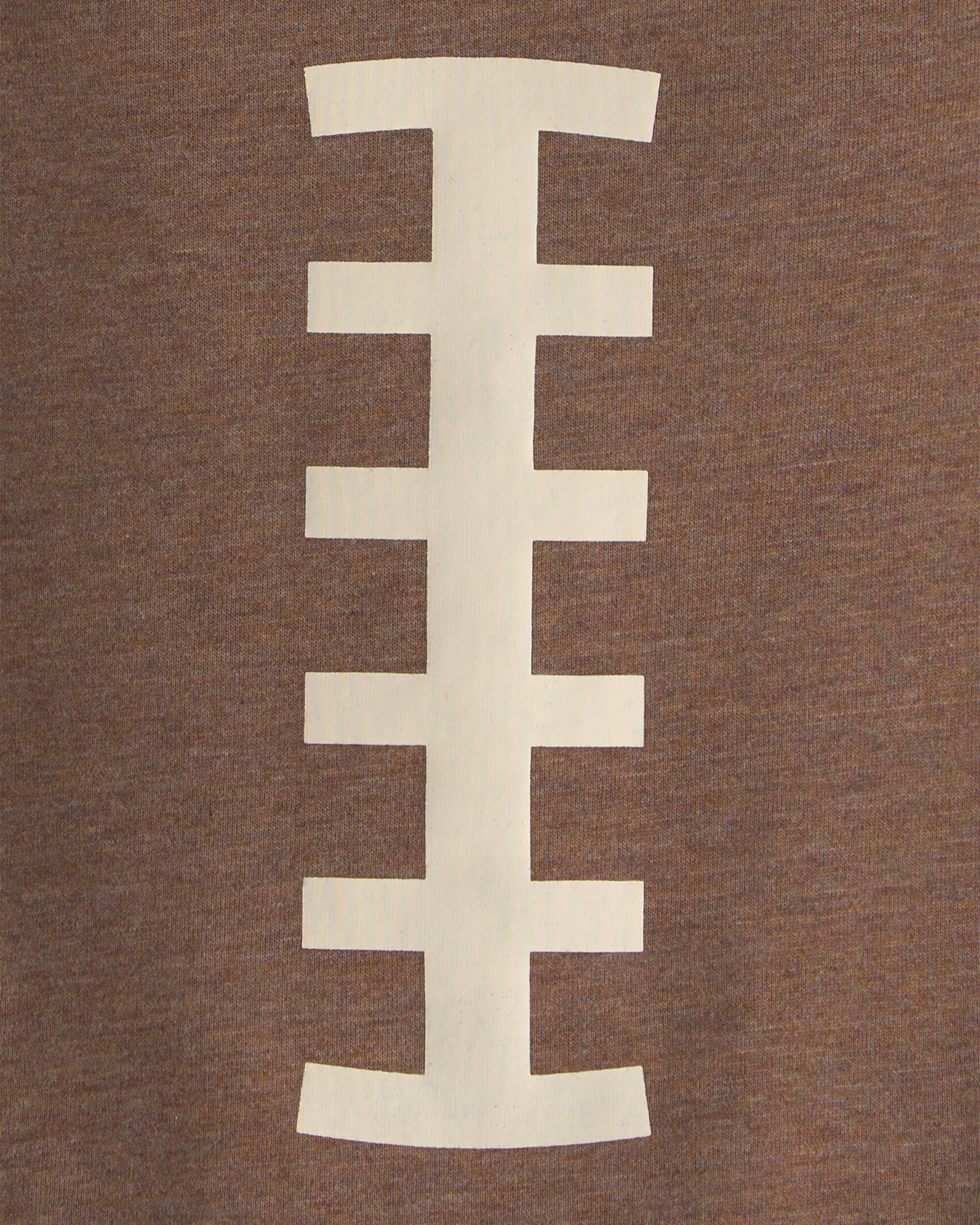 Baby Boy Football Long-Sleeve Graphic Bodysuit - Brown - Image 3