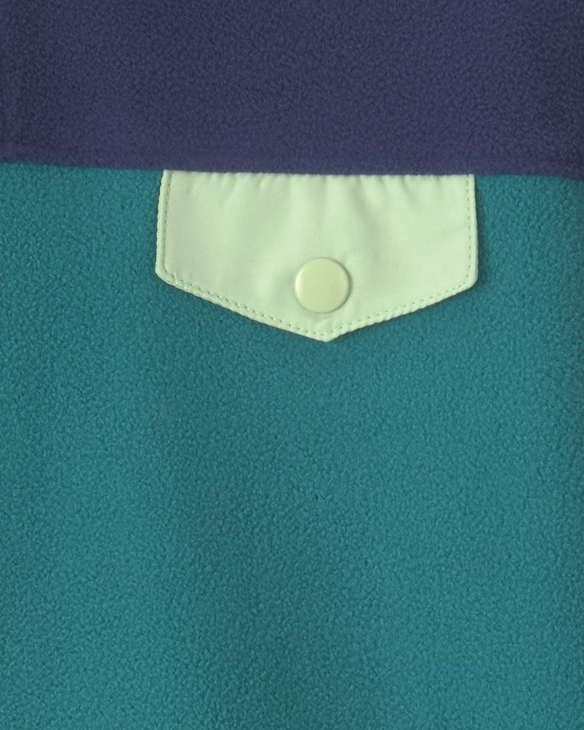 Baby Boy 2-Piece Color Block Fleece Pullover & Pant Set - Navy Blue/Green - Image 5
