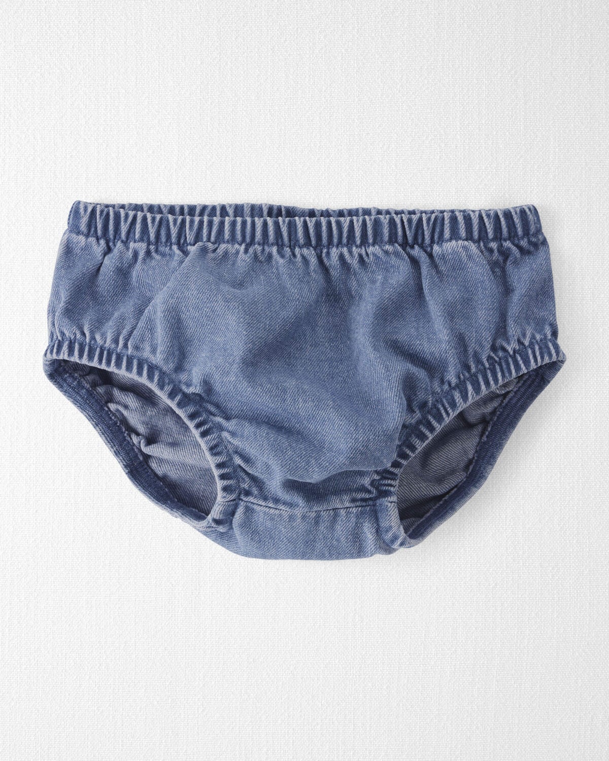 Baby Girl Organic Cotton Denim Dress - Image 3