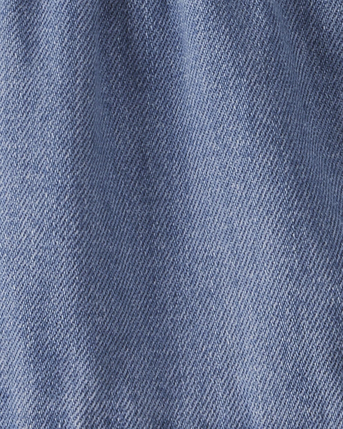 Baby Girl Organic Cotton Denim Dress - Image 5