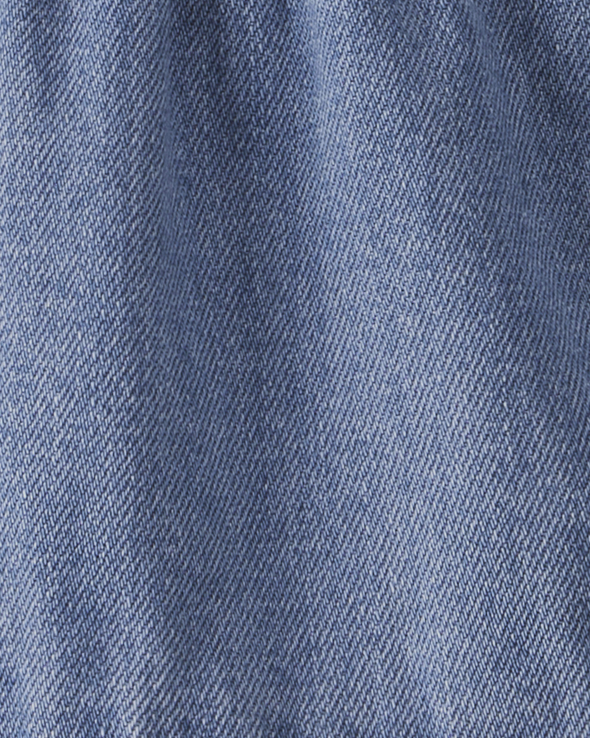 Baby Girl Organic Cotton Denim Dress - Image 6